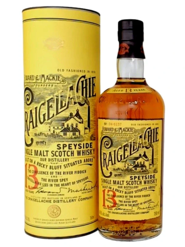 CRAIGELLACHIE 13YR SINGLE MALT SCOTCH WHISKY 750ML @ MacTaggart [1014077]