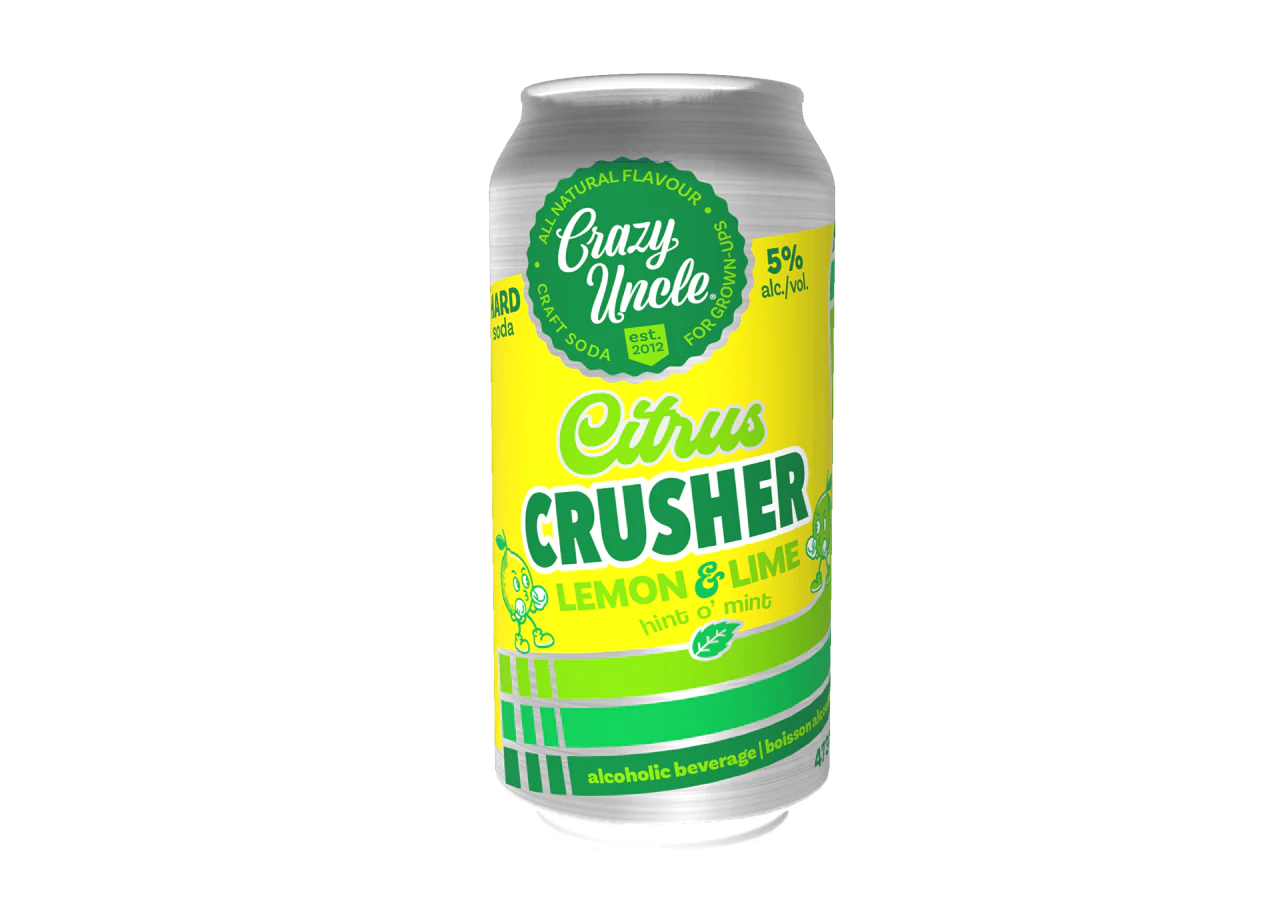 CRAZY UNCLE HARD CITRUS CRUSHER 473ML CAN @ Emerald Hills [1071766]