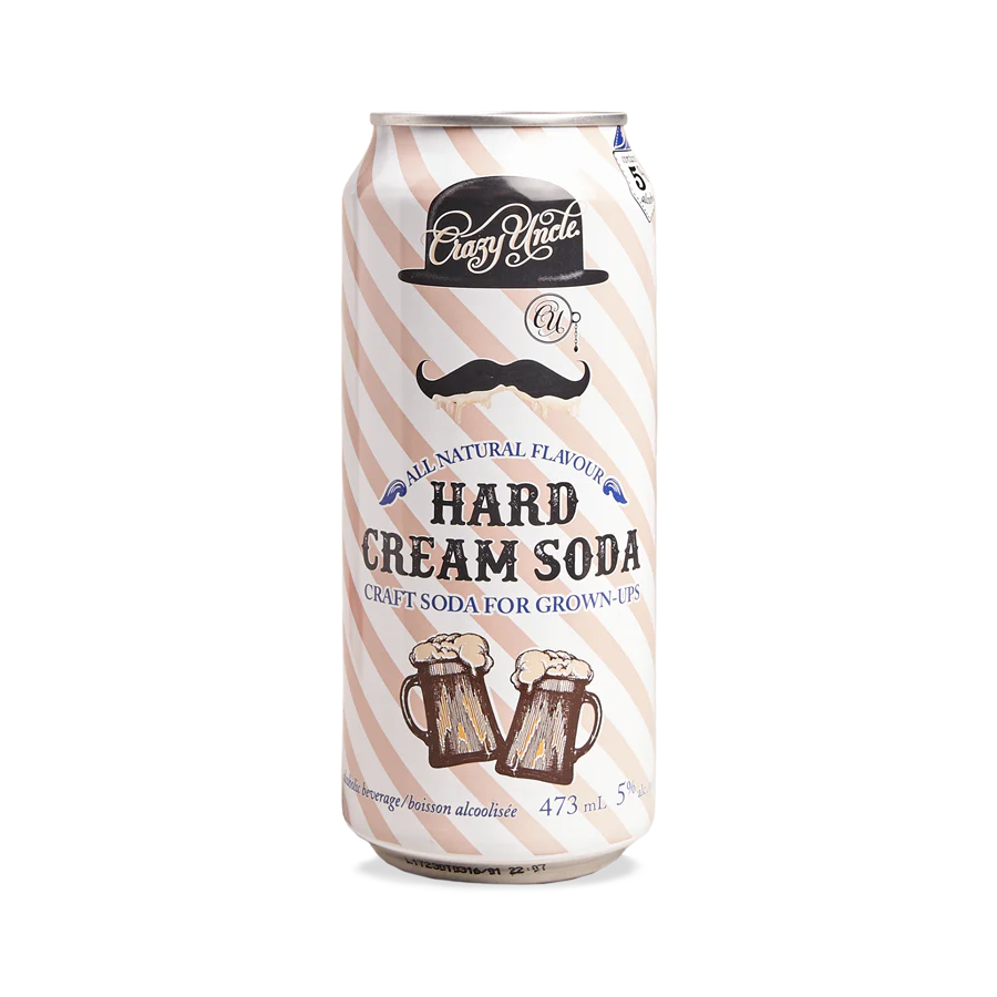 CRAZY UNCLE HARD CREAM SODA 473ML CAN @ Deerfoot Meadows [1010800]