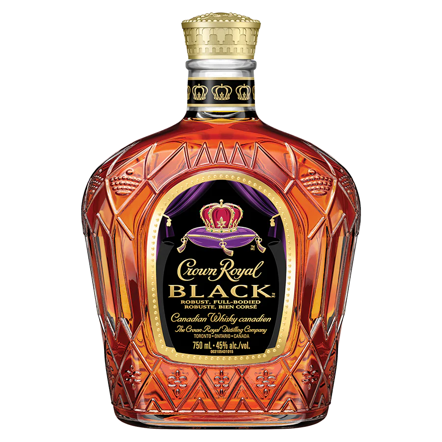 CROWN ROYAL BLACK CANADIAN WHISKY 750ML @ Saskatoon [1001551]