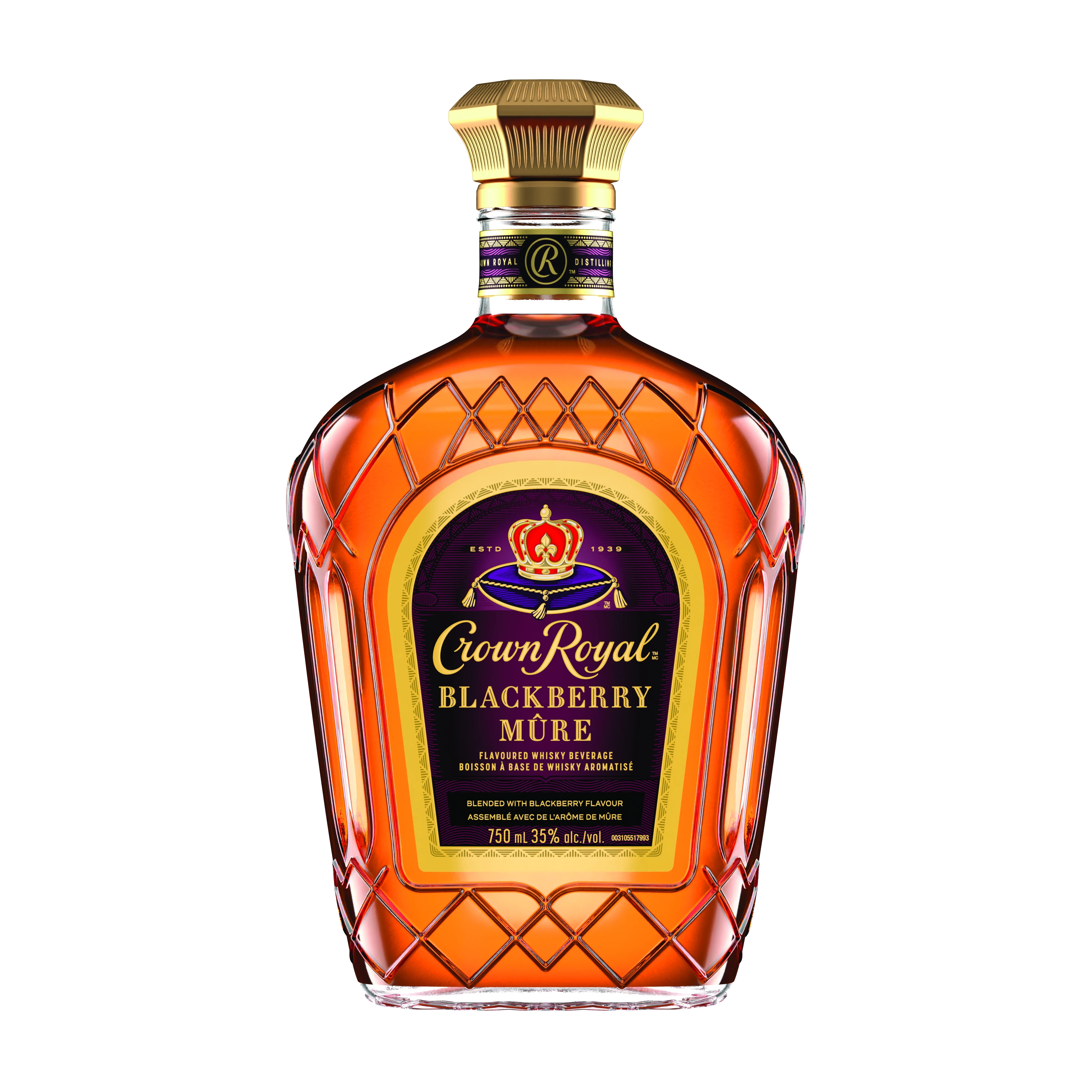 CROWN ROYAL BLACKBERRY CANADIAN WHISKY 750ML @ Saskatoon [1050997]