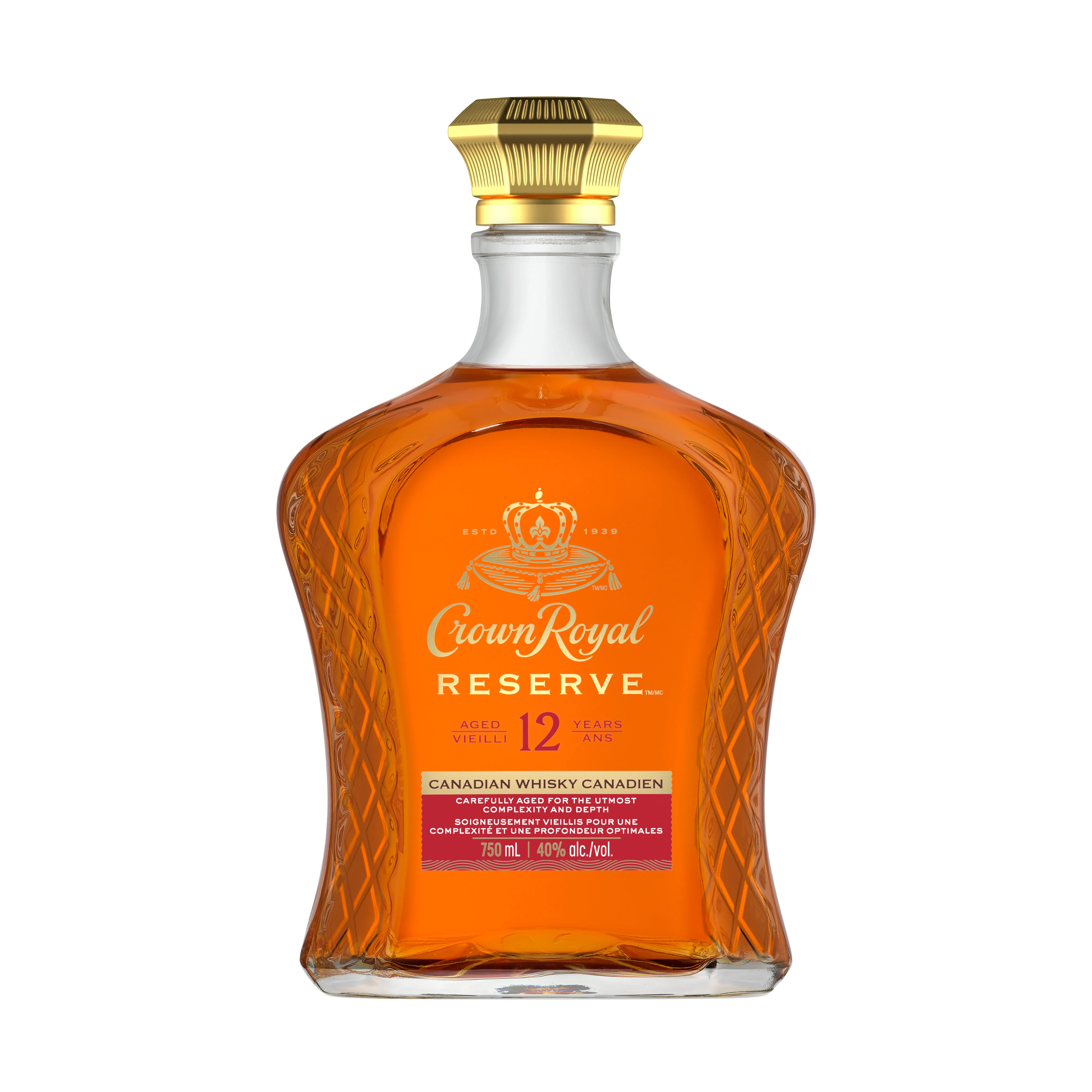 CROWN ROYAL RESERVE 12YR CANADIAN WHISKY 750ML @ Deerfoot Meadows [1054321]