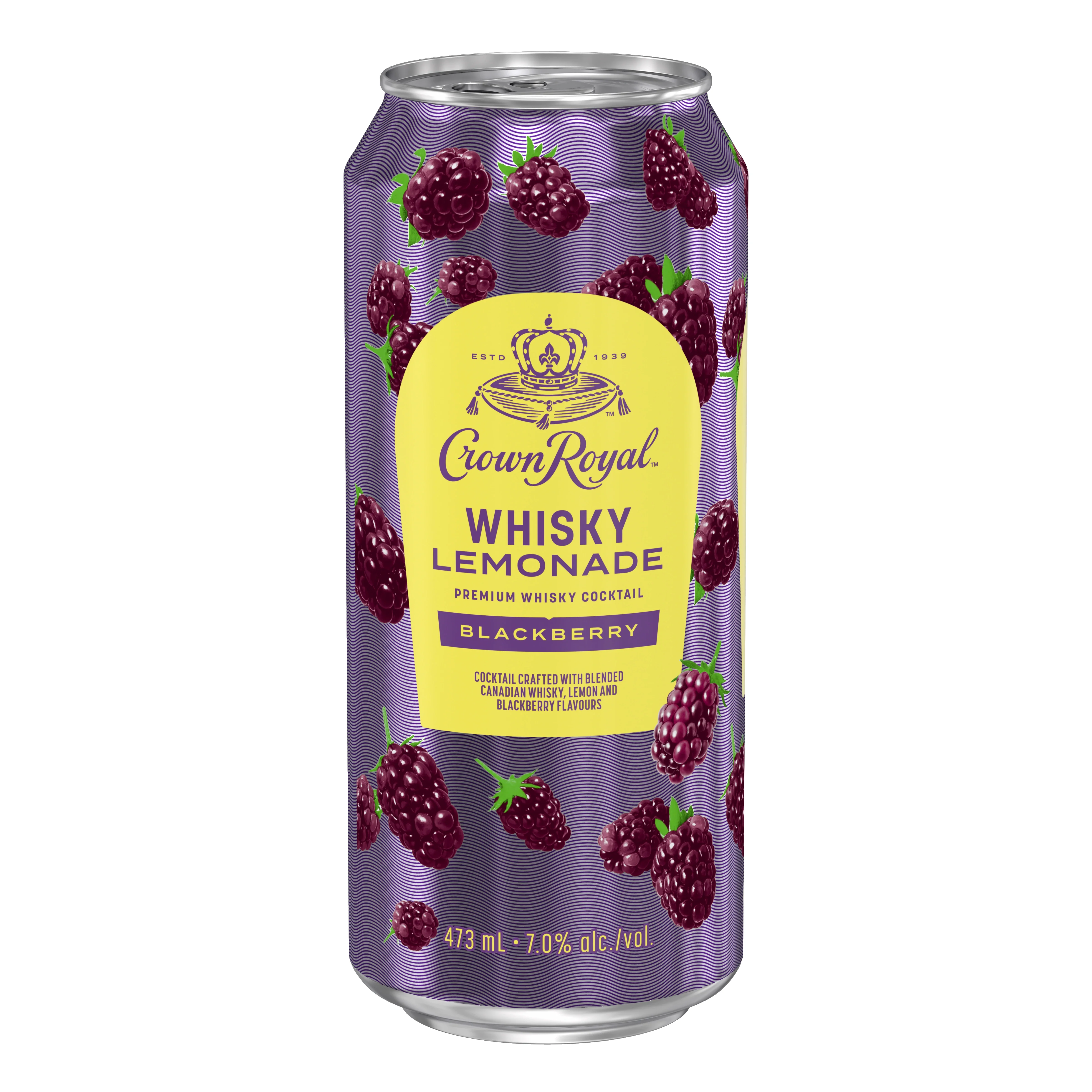 CROWN ROYAL WHISKY LEMONADE BLACKBERRY 473ML CAN @ Deerfoot Meadows [1055811]
