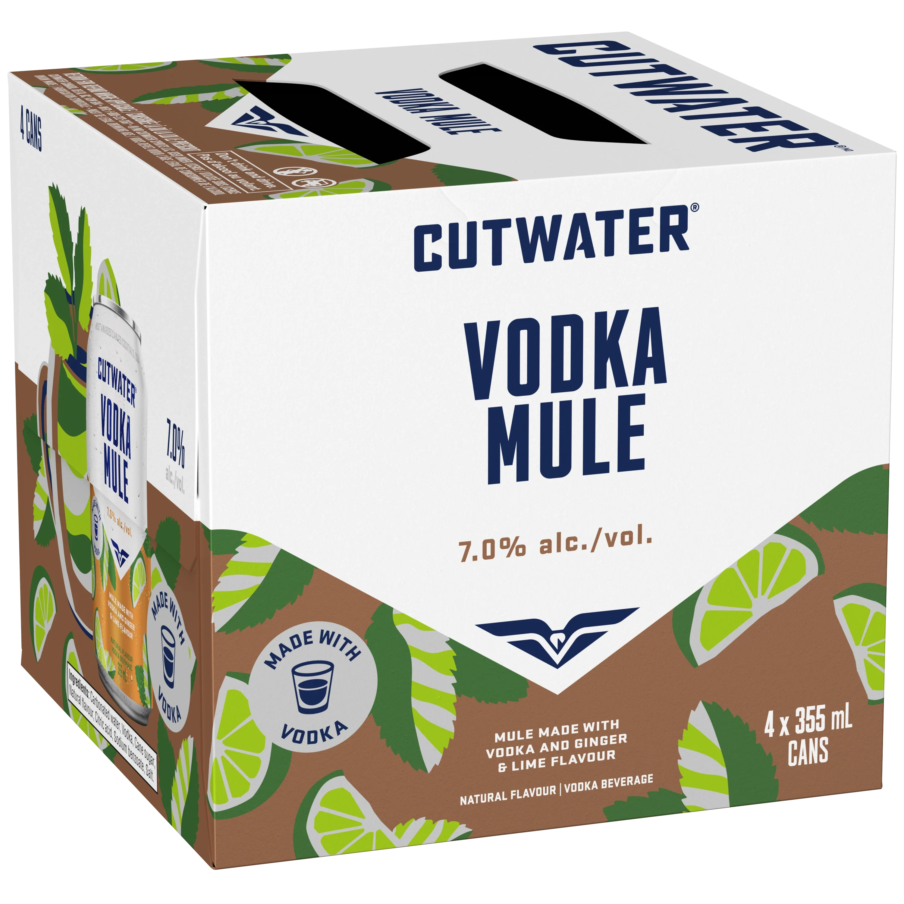 CUTWATER VODKA MULE 355ML 4PK CAN @ MacTaggart [1055774]