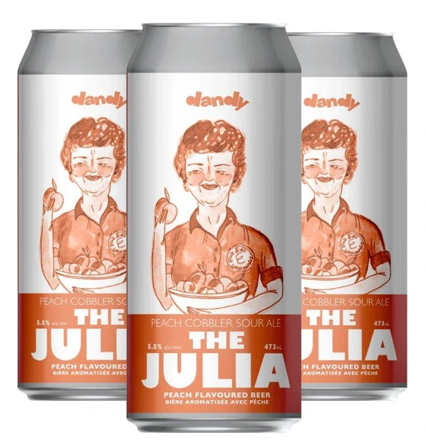 DANDY JULIA PEACH COBBLER SOUR 473ML 4PK CAN @ Deerfoot Meadows [1017390]