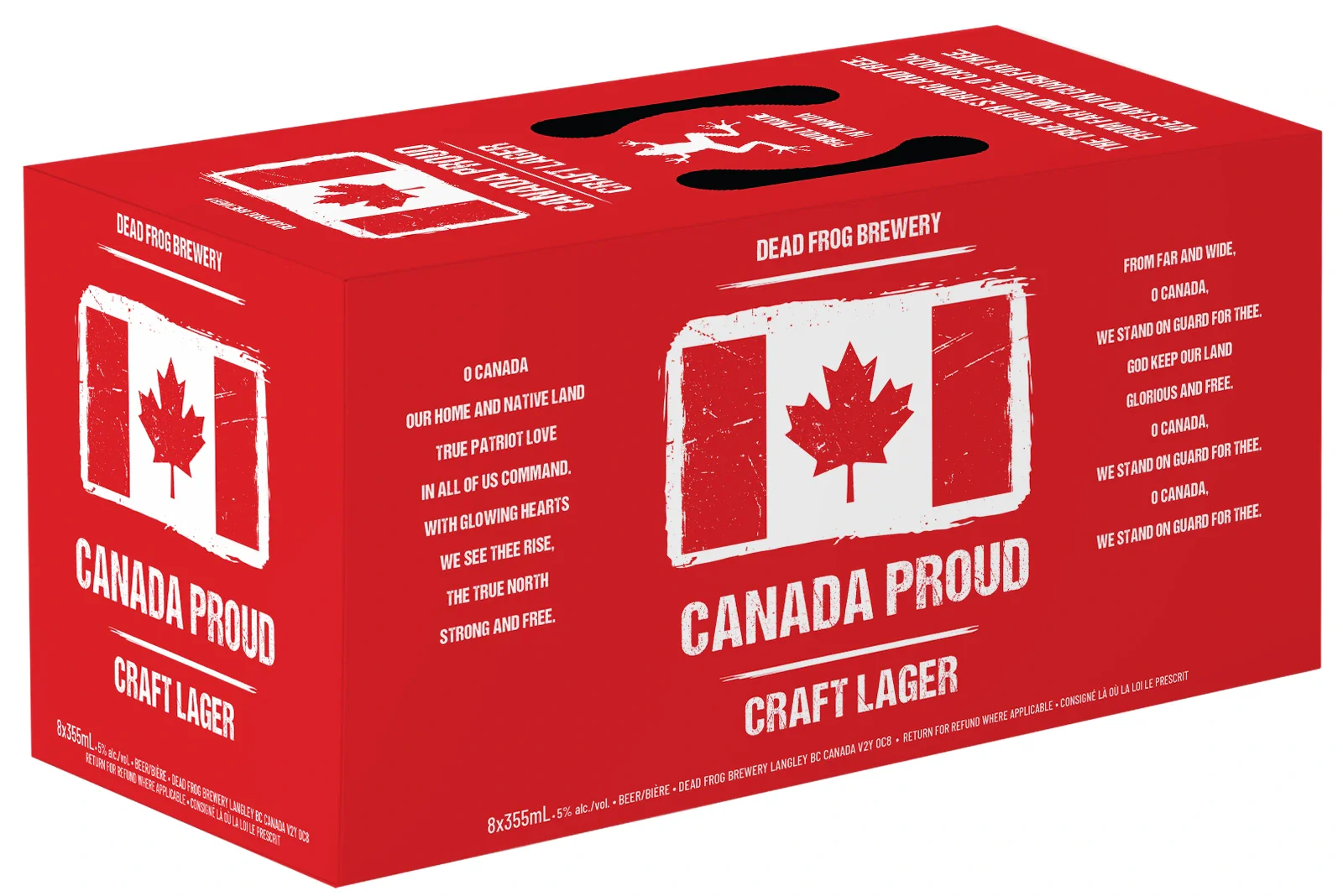 DEAD FROG CANADA PROUD CRAFT LAGER 355ML 8PK CAN @ Windermere [1056996]