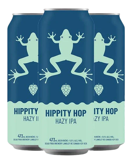 DEAD FROG HIPPITY HOP HAZY IPA 473ML 4PK CAN @ MacTaggart [1047409]
