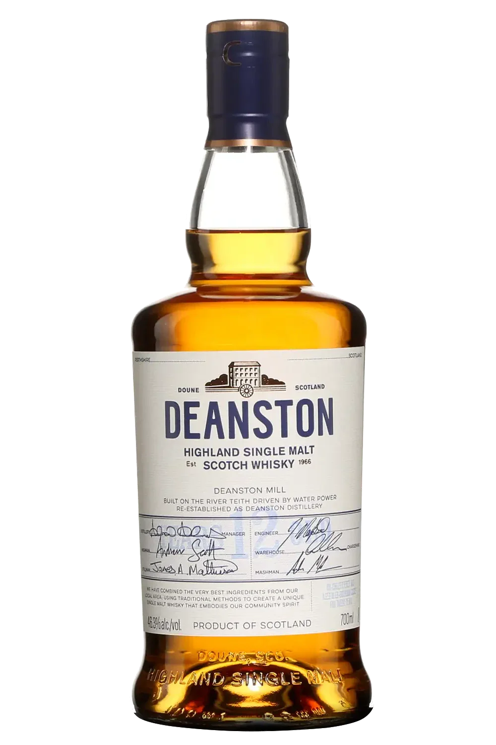 DEANSTON 12YR SINGLE MALT SCOTCH WHISKY 700ML @ Deerfoot Meadows [1002817]