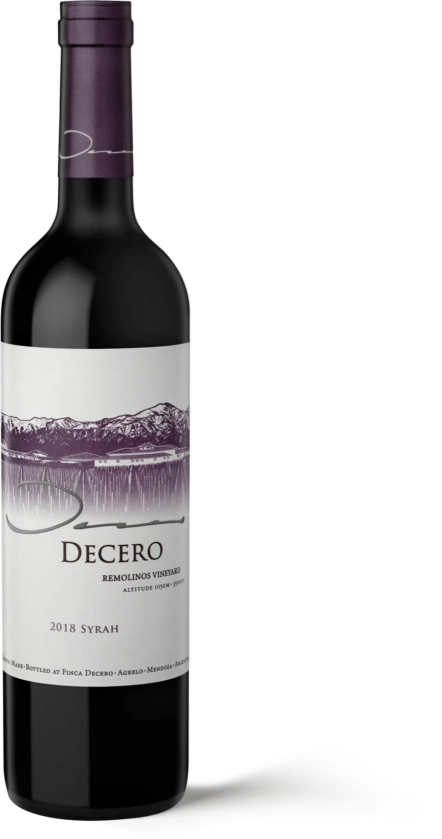 DECERO SYRAH REMOLINOS VINEYARD 750ML @ Deerfoot Meadows [1025788]