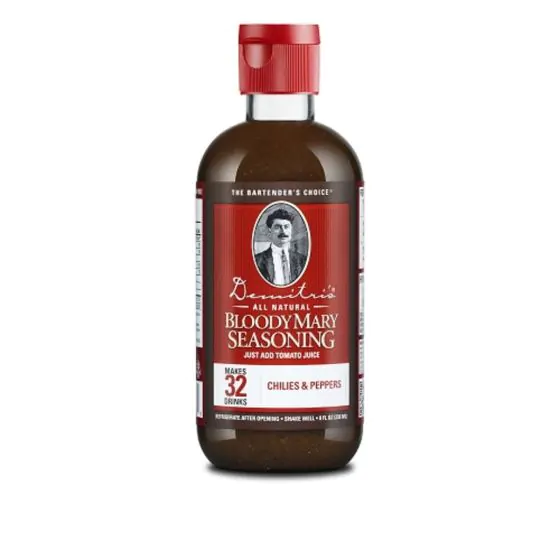 DEMITRIS BLOODY MARY SEASONING CHILIES & PEPPERS 236ML @ MacTaggart [1025402]