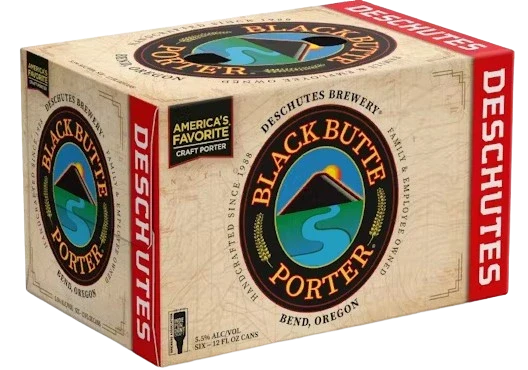 DESCHUTES BLACK BUTTE PORTER 355ML 6PK CAN @ Saskatoon [1008289]
