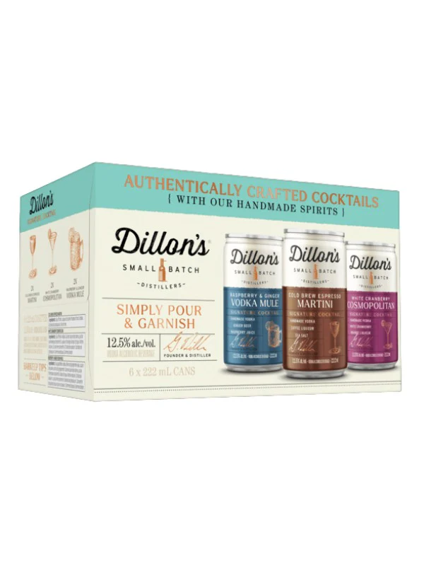 DILLONS COCKTAIL VARIETY PACK 222ML 6PK CAN @ Deerfoot Meadows [1071368]