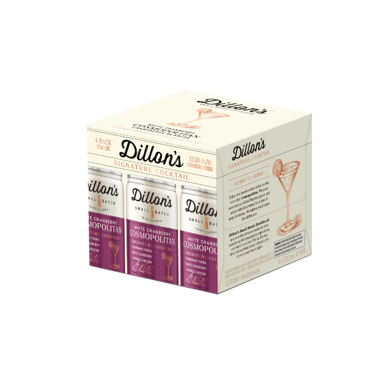 DILLONS WHITE CRANBERRY COSMOPOLITAN 222ML 4PK CAN @ Saskatoon [1056591]
