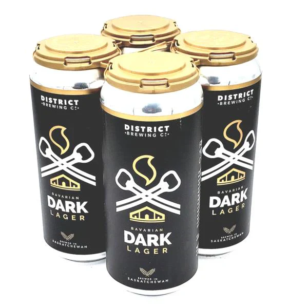 DISTRICT BAVARIAN DARK LAGER 473ML 4PK CAN @ Saskatoon [1039571]