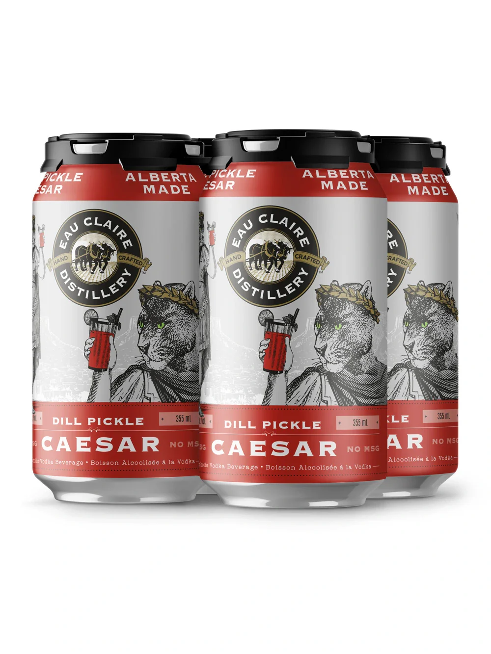 EAU CLAIRE DILL PICKLE CAESAR 355ML 4PK CAN @ MacTaggart [1040582]