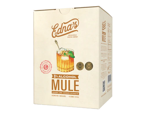 EDNAS 0% ALCOHOL MULE 355ML 4PK CAN @ Deerfoot Meadows [1047676]