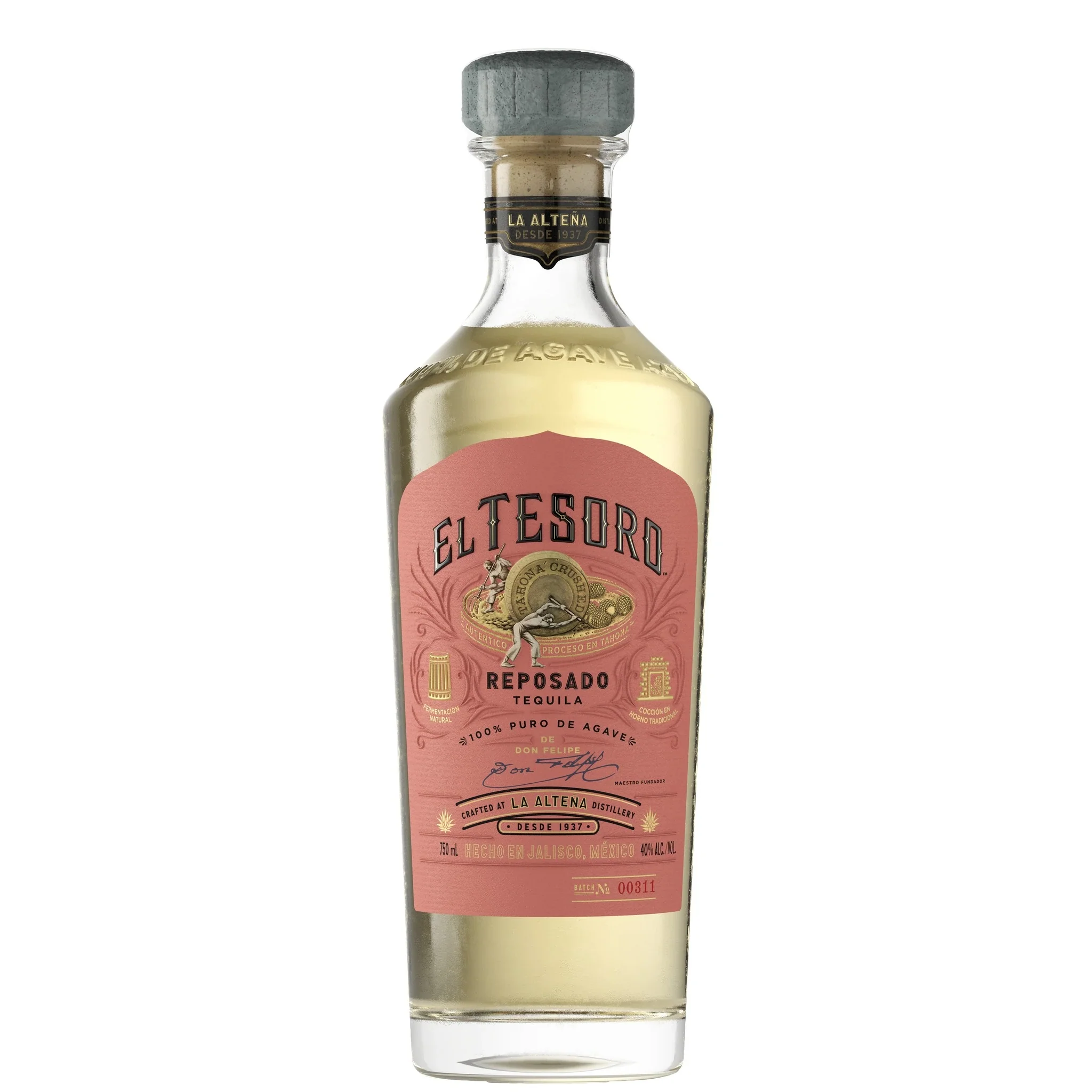 EL TESORO REPOSADO TEQUILA 750ML @ MacTaggart [1011533]