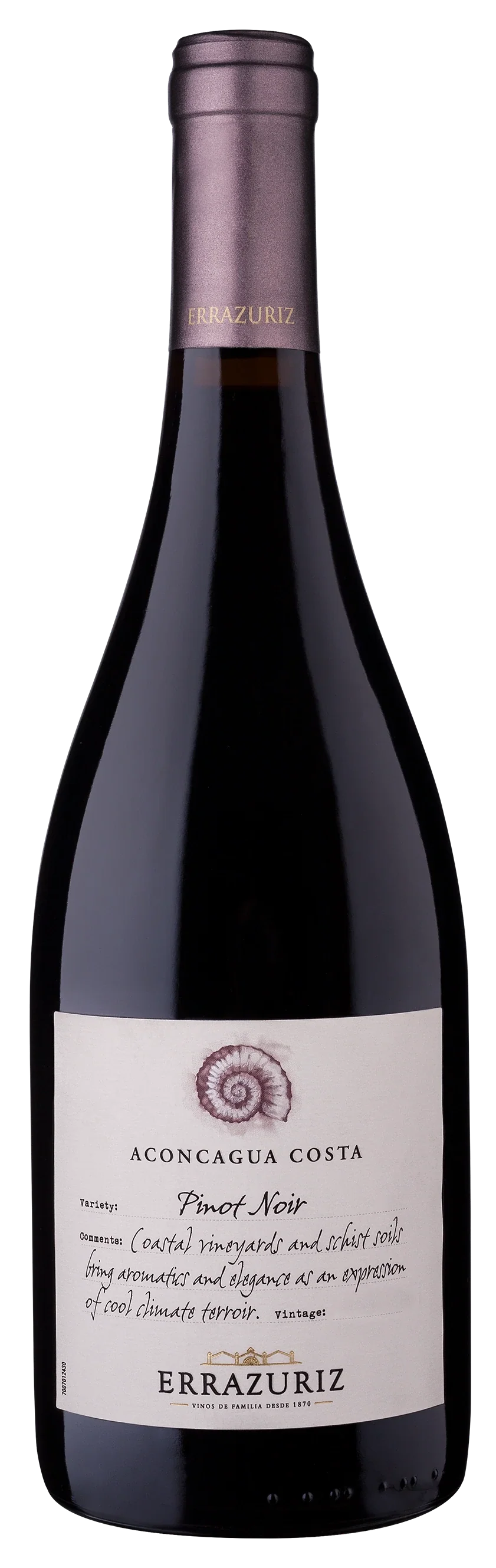 ERRAZURIZ ACONCAGUA COSTA PINOT NOIR 750ML @ Deerfoot Meadows [1020948]