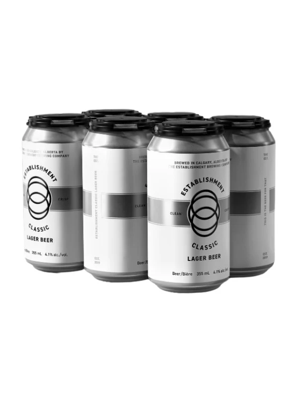 ESTABLISHMENT BREWING CLASSIC LAGER 355ML 6PK CAN @ Windermere [1074889]