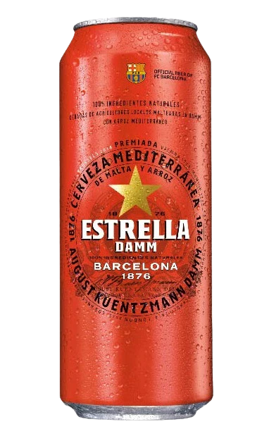 ESTRELLA DAMM 500ML CAN @ MacTaggart [1001266]