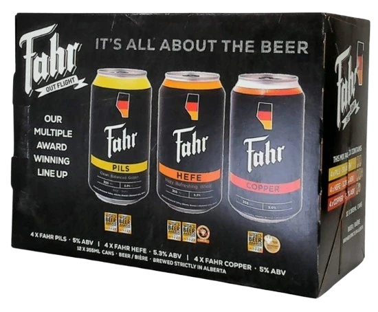 FAHR OUT FLIGHT MIXER PACK 355ML 12PK CAN @ MacTaggart [1052355]