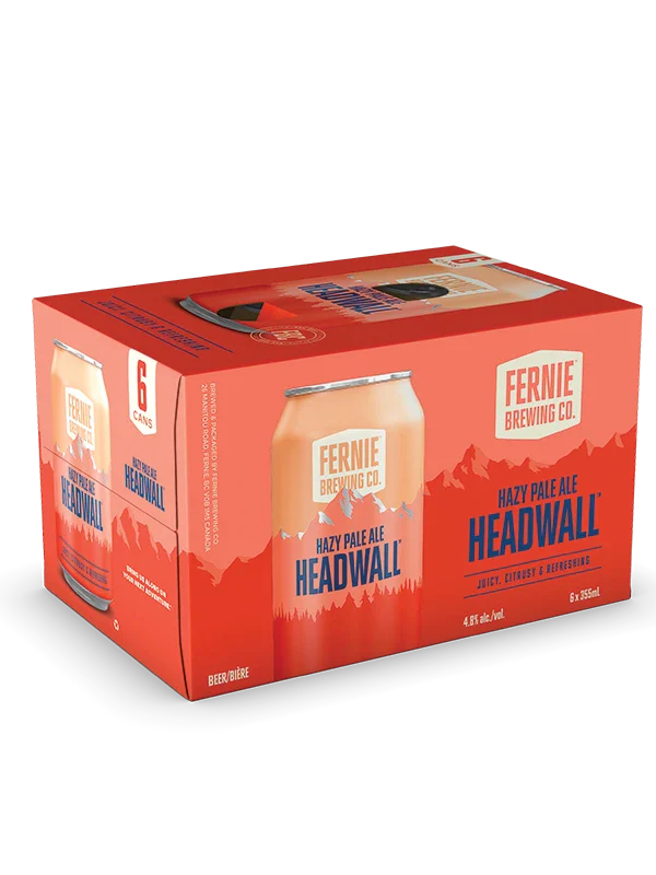 FERNIE HEADWALL HAZY PALE ALE 355ML 6PK CAN @ MacTaggart [1038942]