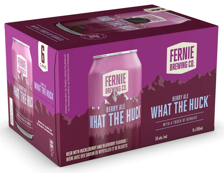 FERNIE WHAT THE HUCK HUCKLEBERRY ALE 355ML 6PK CAN @ Saskatoon [1009472]