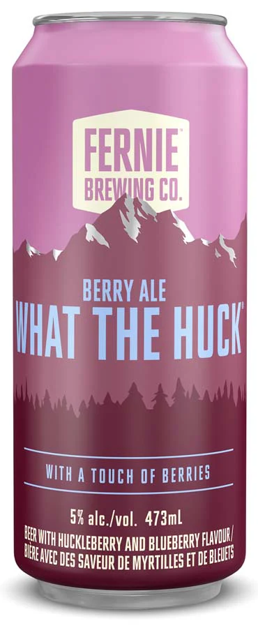 FERNIE WHAT THE HUCK HUCKLEBERRY ALE 473ML CAN @ Saskatoon [1013098]