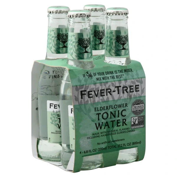 FEVER TREE ELDERFLOWER TONIC WATER 200ML 4PK BT @ Saskatoon [1004052]