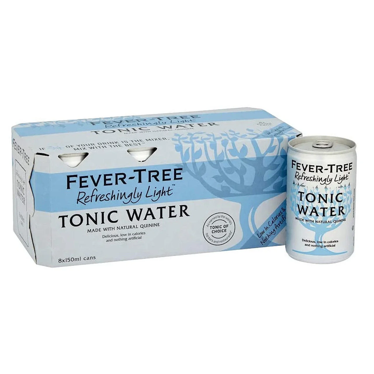 FEVER TREE LIGHT TONIC WATER 150ML 8PK CAN @ Deerfoot Meadows [1026312]