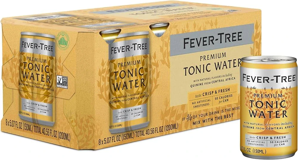 FEVER TREE PREMIUM TONIC WATER 150ML 8PK CAN @ MacTaggart [1026311]