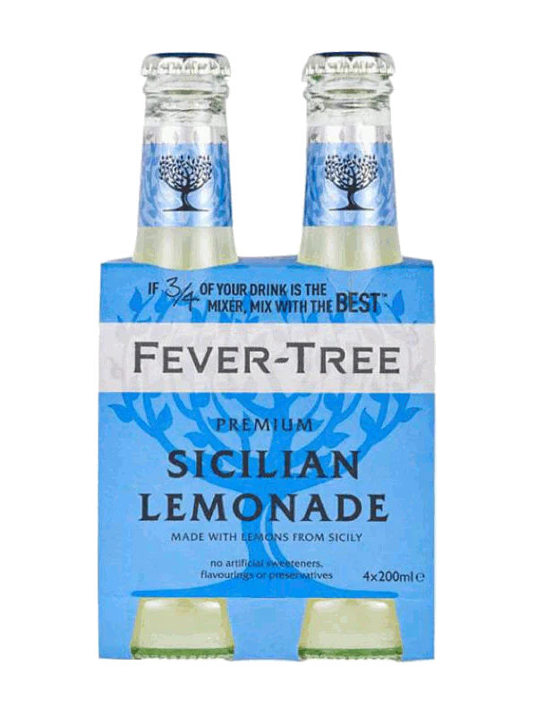 FEVER TREE SICILIAN LEMONADE 200ML 4PK BT @ MacTaggart [1003543]