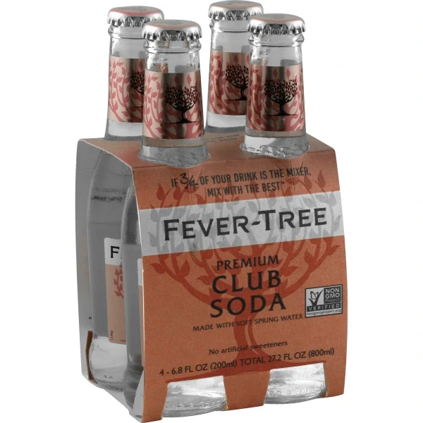 FEVER TREE SODA WATER 200ML 4PK BT @ Deerfoot Meadows [1004066]