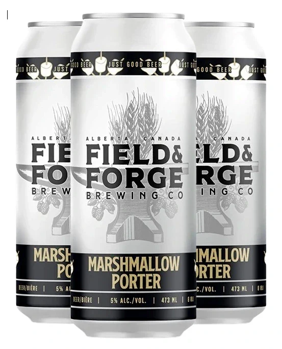 FIELD & FORGE MARSHMALLOW PORTER 473ML 4PK CAN @ MacTaggart [1050467]