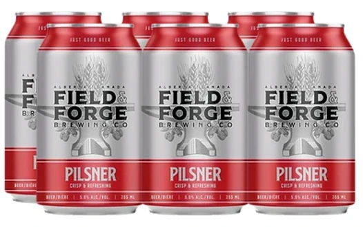 FIELD & FORGE PILSNER 355ML 6PK CAN @ Deerfoot Meadows [1009800]