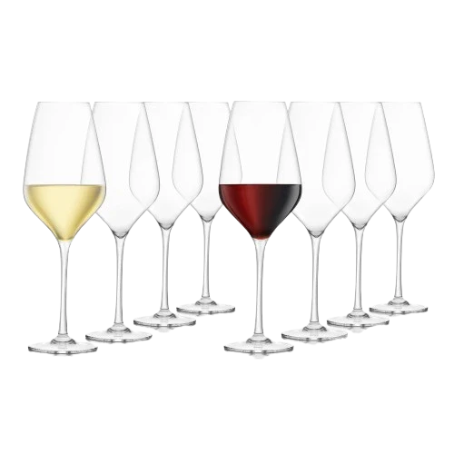FINAL TOUCH EVERYDAY LEAD FREE CRYSTAL WINE GLASSES 8PK @ Saskatoon [1051472]
