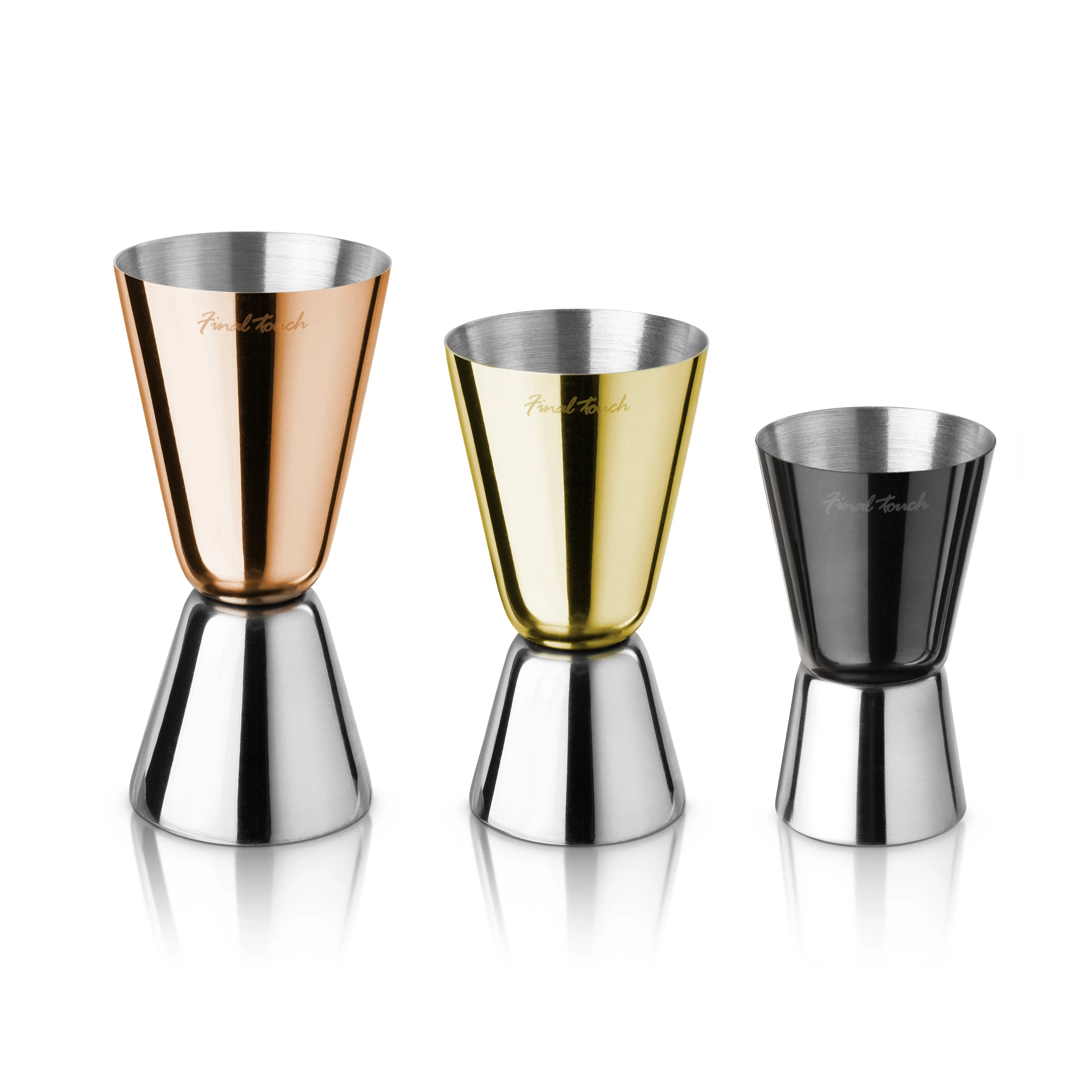 FINAL TOUCH MIXED METAL JIGGER SET 3PK @ Saskatoon [1055244]