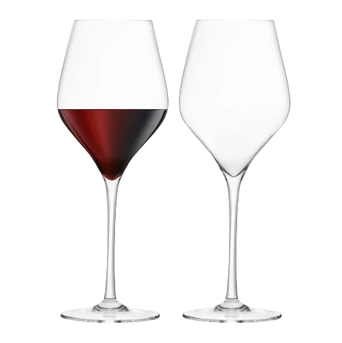 FINAL TOUCH RED WINE LEAD FREE CRYSTAL GLASSES 2PK @ Deerfoot Meadows [1051475]