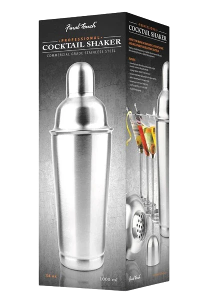 FINAL TOUCH STAINLESS STEEL PROFESSIONAL COCKTAIL SHAKER @ MacTaggart [1023473]