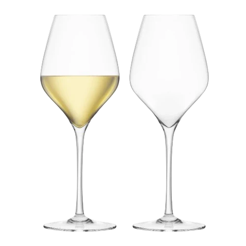 FINAL TOUCH WHITE WINE LEAD FREE CRYSTAL GLASSES 2PK @ Deerfoot Meadows [1051477]
