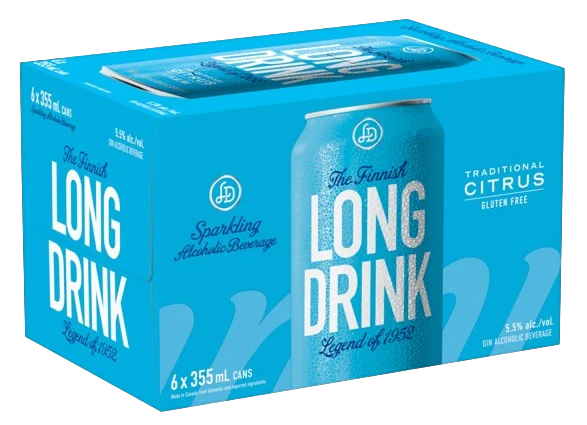 FINNISH LONG DRINK TRADITIONAL CITRUS 355ML 6PK CAN @ Deerfoot Meadows [1052250]