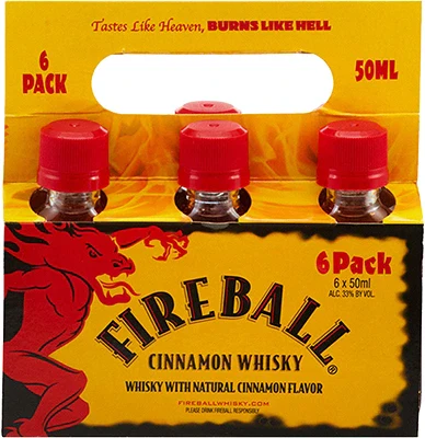 FIREBALL CINNAMON WHISKY 50ML 6PK @ Saskatoon [1056995]