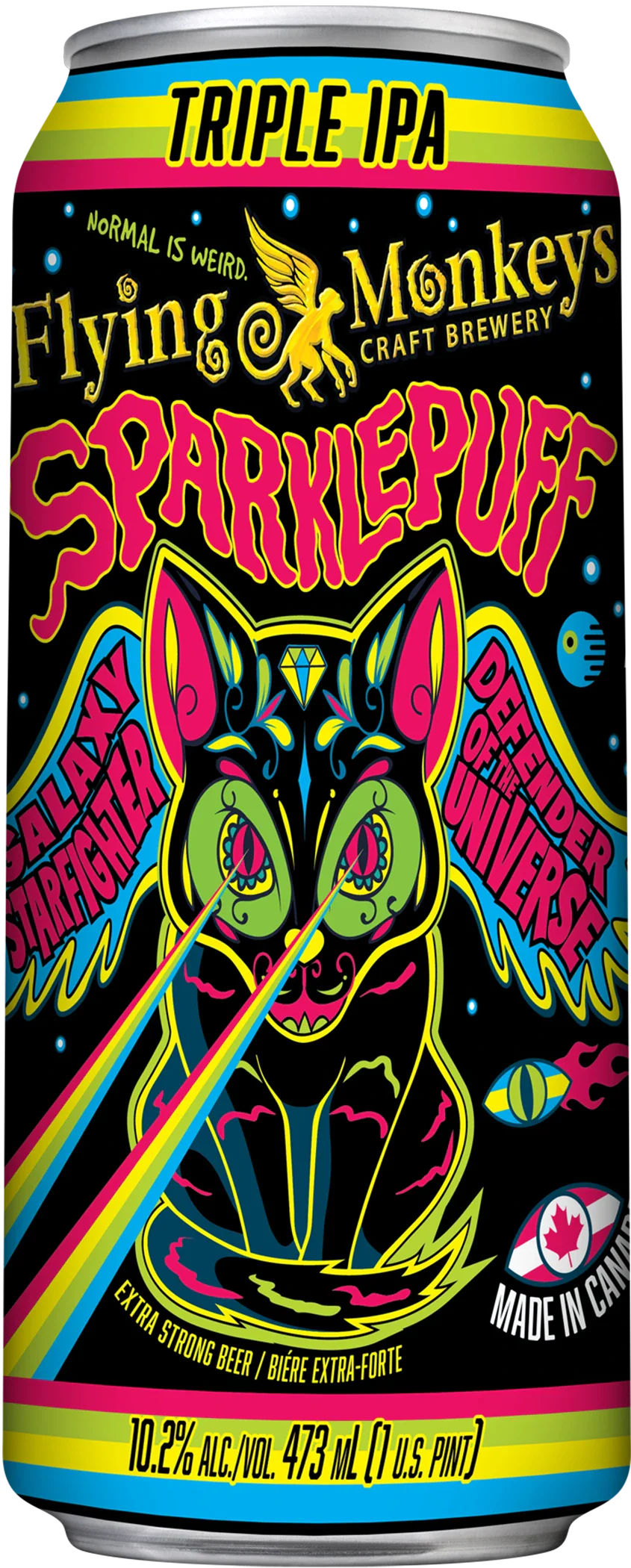 FLYING MONKEYS SPARKLEPUFF TRIPLE IPA 473ML CAN @ Deerfoot Meadows [1041338]