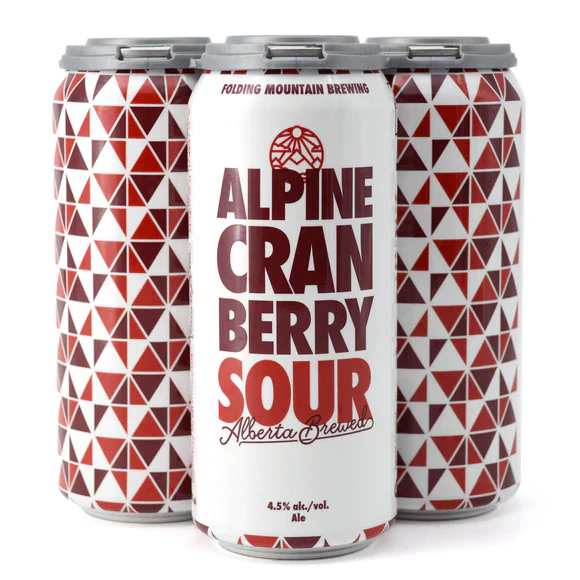 FOLDING MOUNTAIN ALPINE CRANBERRY SOUR ALE 473ML 4PK CAN @ Saskatoon [1009909]