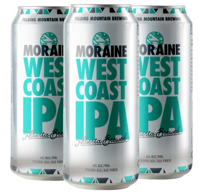 FOLDING MOUNTAIN MORAINE WEST COAST IPA 473ML 4PK CAN @ Deerfoot Meadows [1007190]