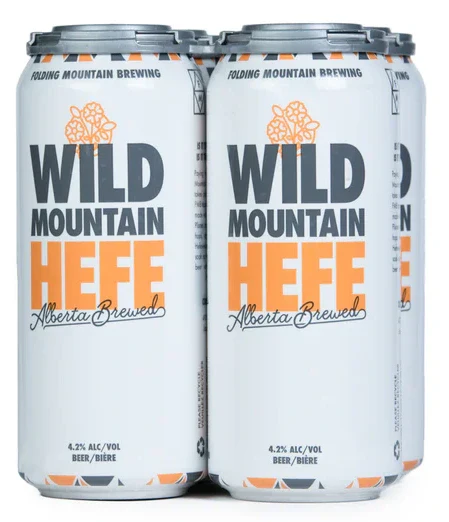 FOLDING MOUNTAIN WILD MOUNTAIN HEFEWEIZEN 473ML 4PK CAN @ MacTaggart [1004767]