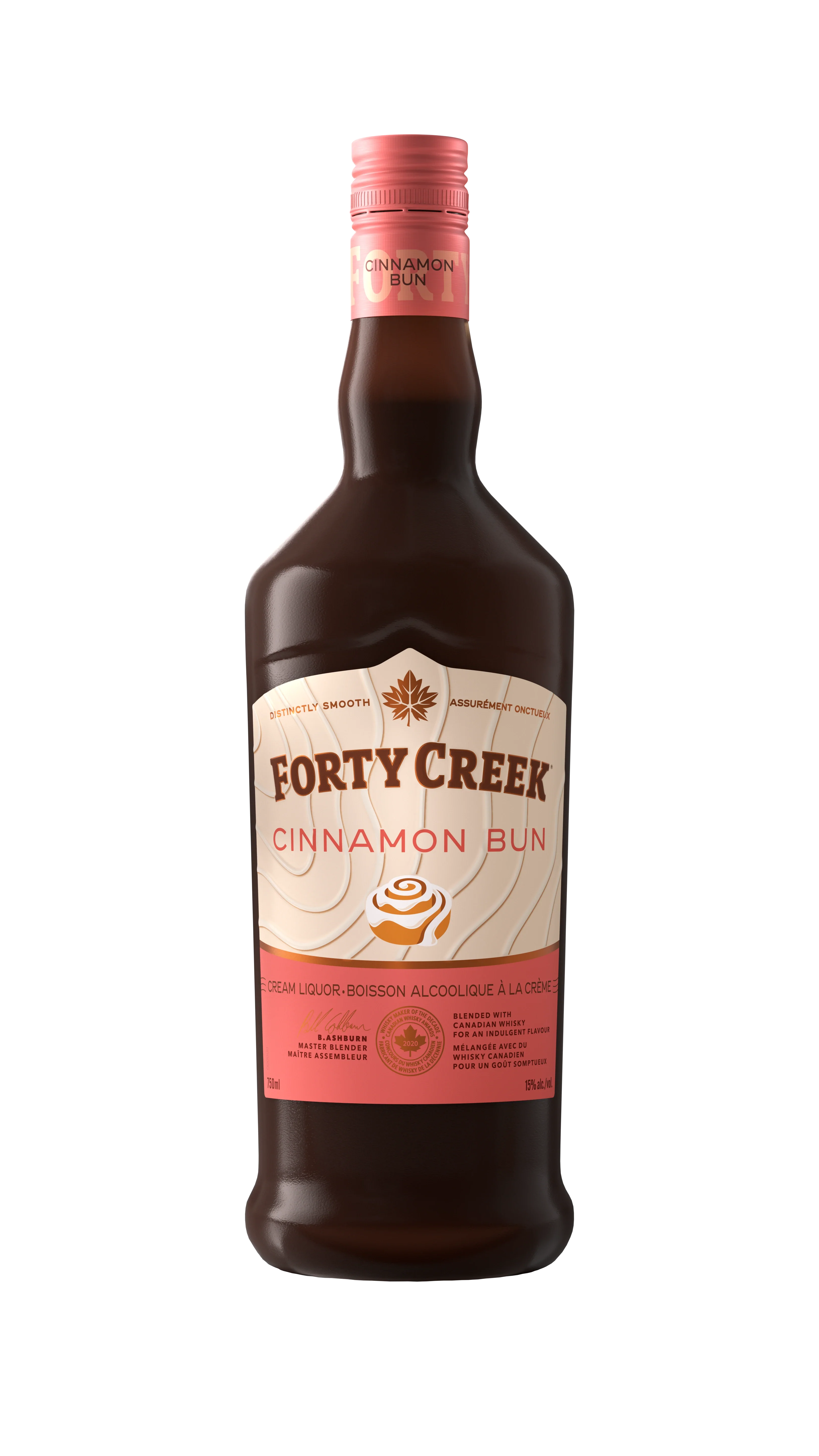FORTY CREEK CINNAMON BUN CREAM LIQUEUR 750ML @ MacTaggart [1059207]