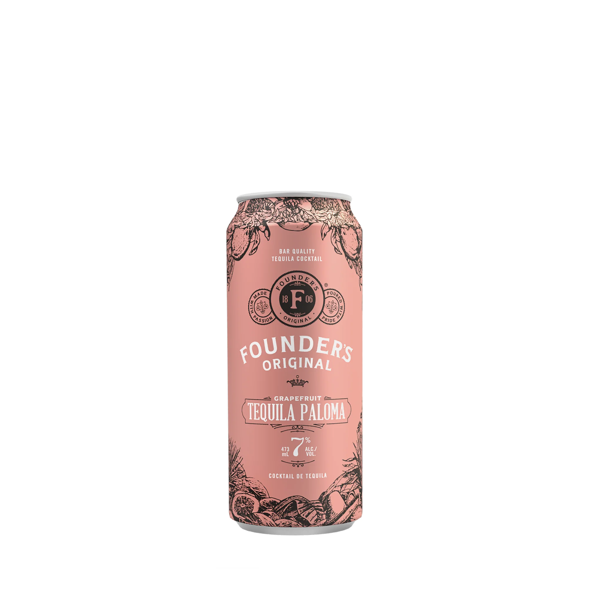 FOUNDERS ORIGINAL GRAPEFRUIT TEQUILA PALOMA 473ML CAN @ MacTaggart [1013396]