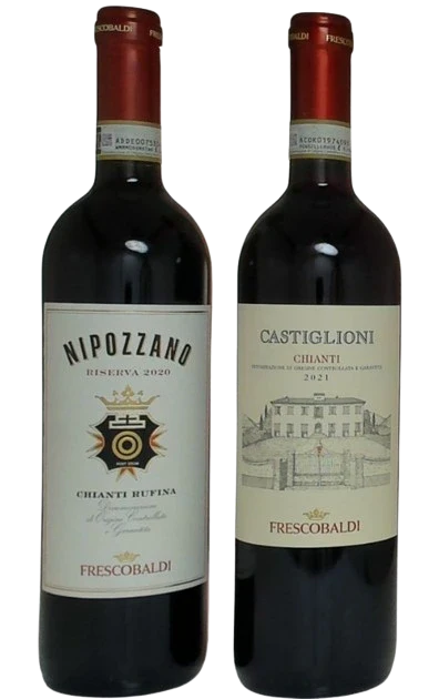 FRESCOBALDI NIPOZZANO CASTIGLIONI GIFT PACK 750ML 2PK @ MacTaggart [1050876]