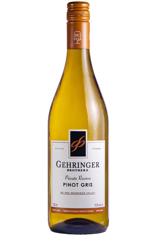 GEHRINGER PRIVATE RESERVE PINOT GRIS VQA 750ML @ Deerfoot Meadows [1013508]